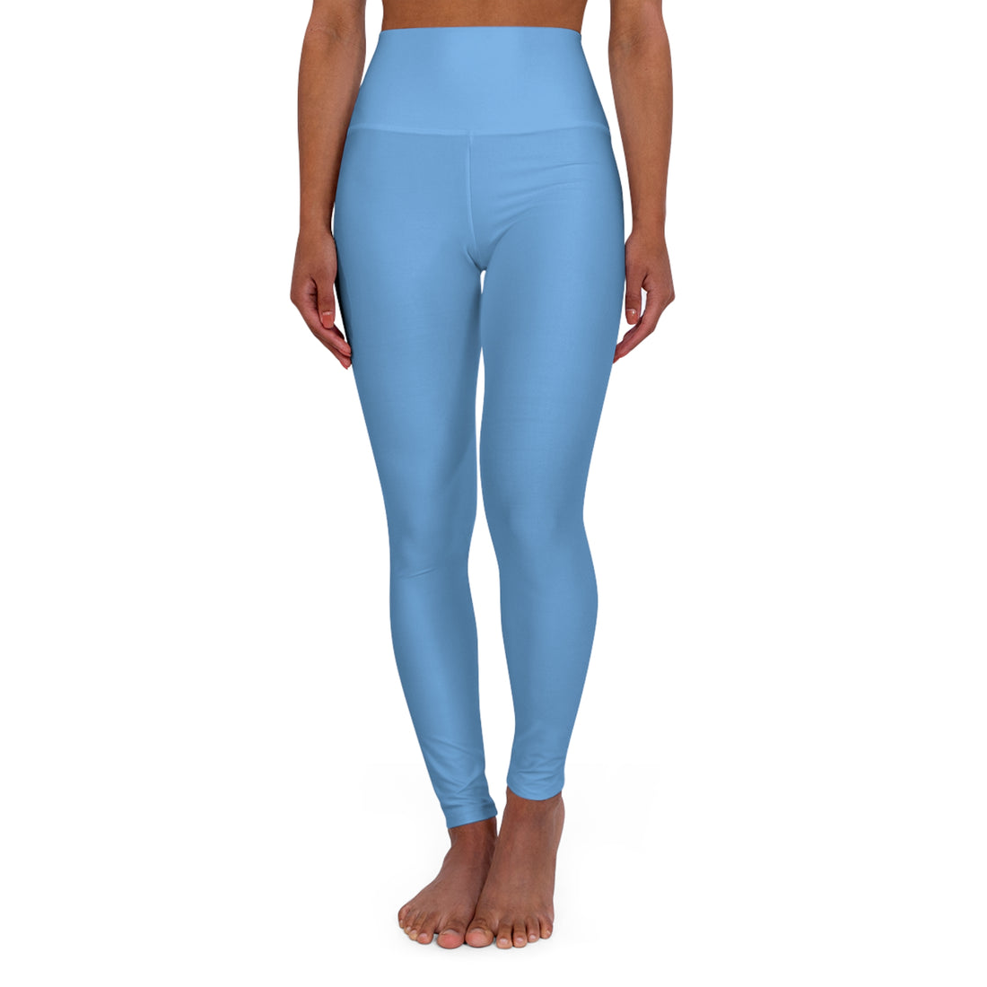 Blue High Waisted Yoga Leggings