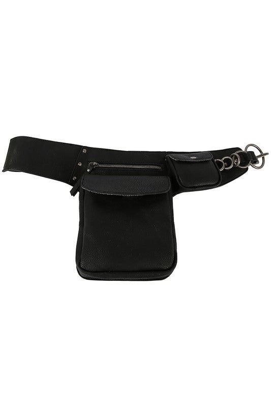 Fashion Ring Fanny Pack Sling Bag