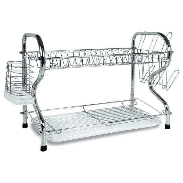 Better Chef 16 Inch 2-Level R-Shaped Dish Rack