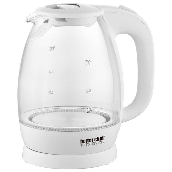 Better Chef 7-Cup Glass Kettle with LED Light