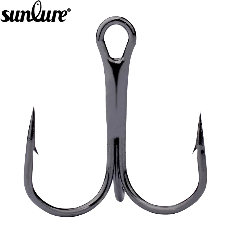 500 pcs Sunlure Carbon Steel Treble Hooks