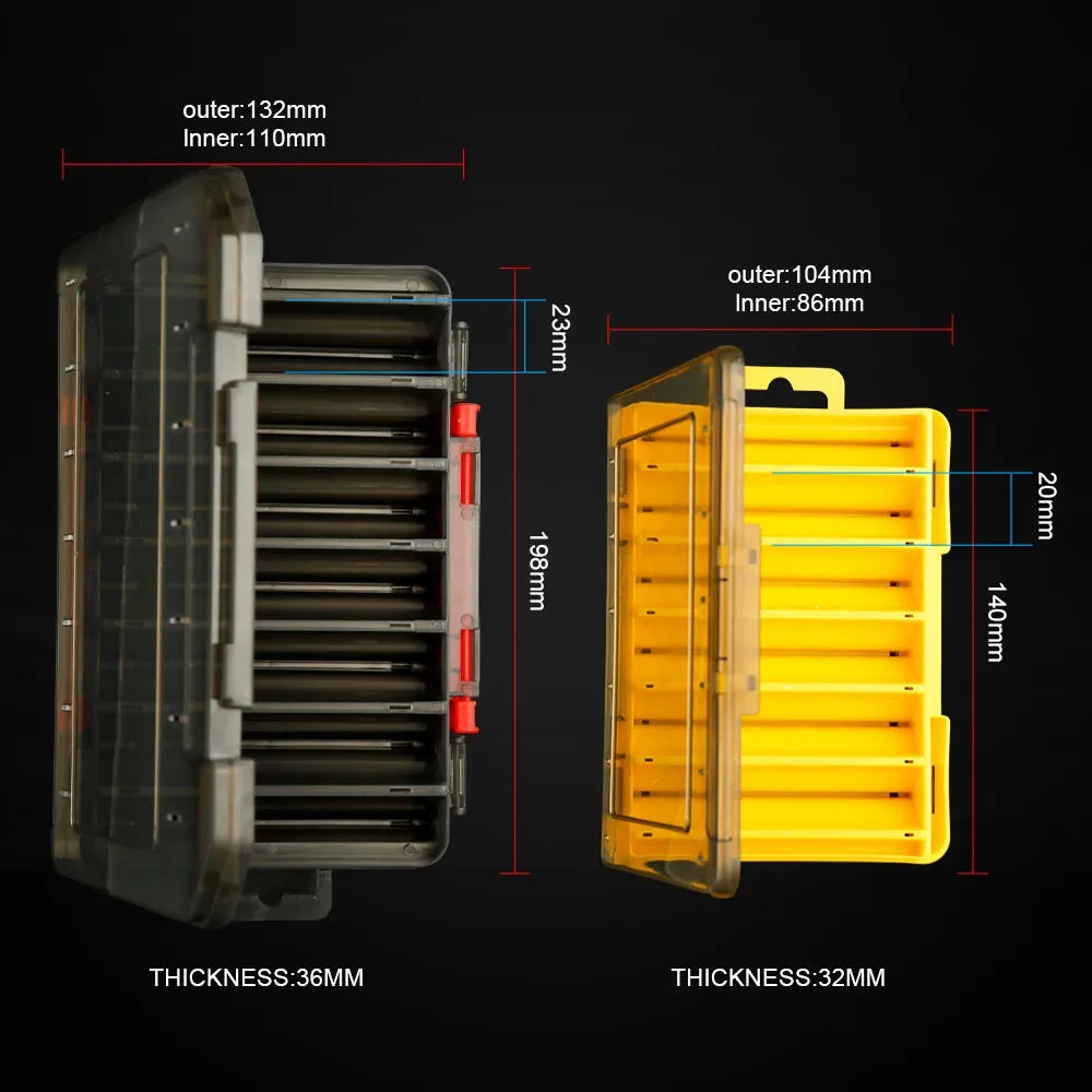 Double Sided Fishing Tackle Box