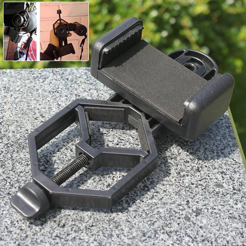 Cell Phone Adapter Plastic For Monocular, Scope, Telescope, or Binoculars.