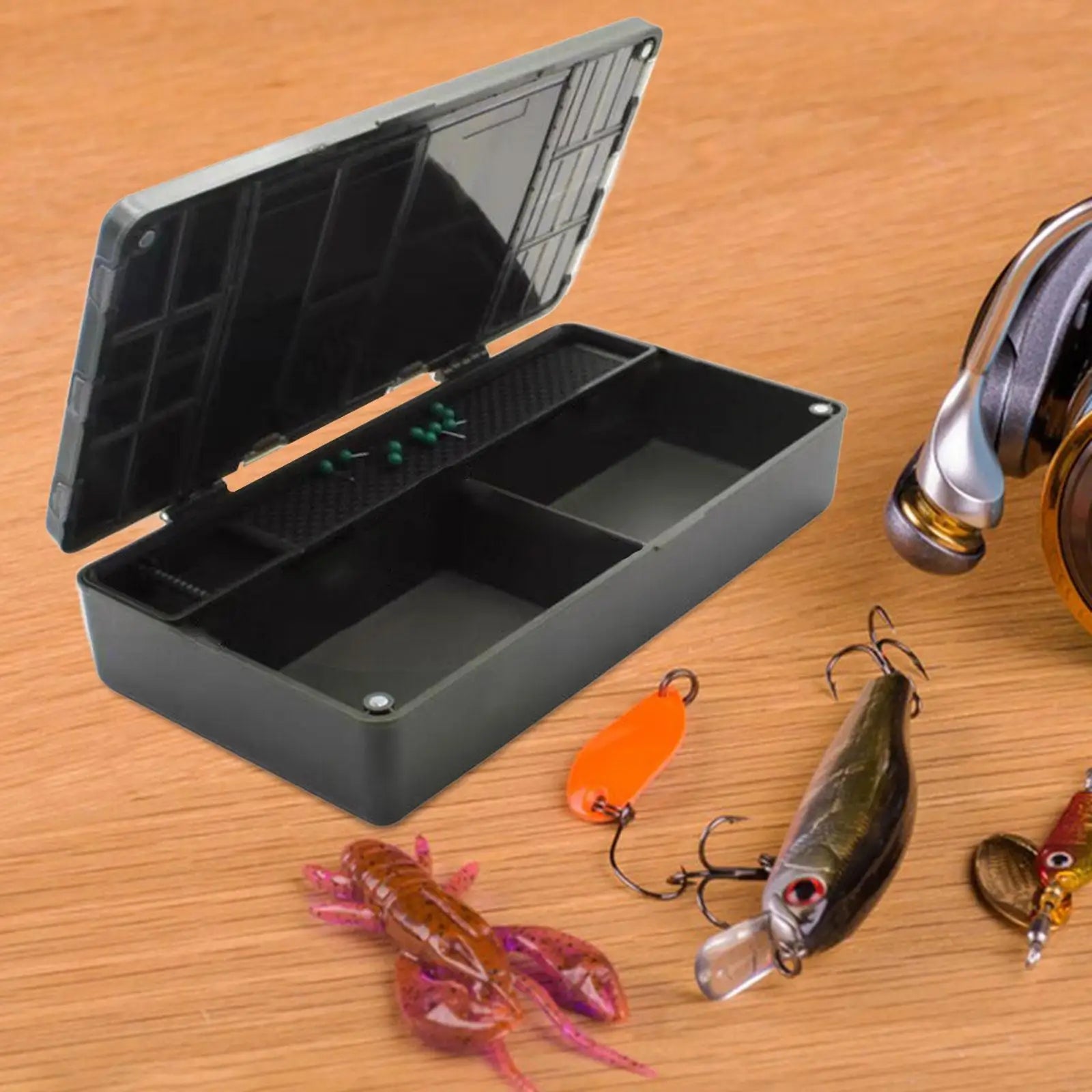 Carp Fishing Tackle Box with Magnetic Multi Dividers - Lightweight and Durable