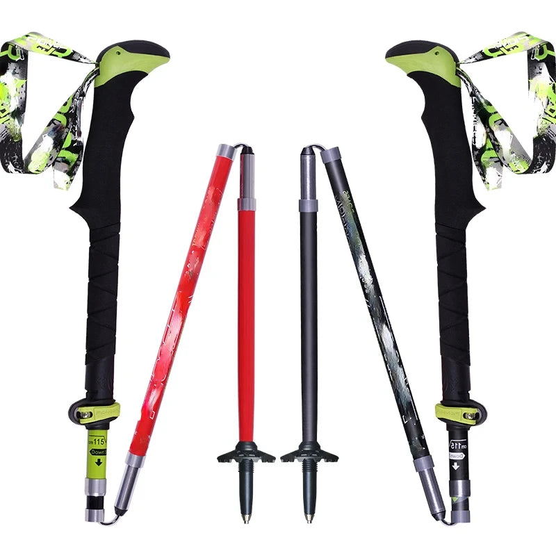 Ultralight Carbon Fiber Folding Trekking Pole