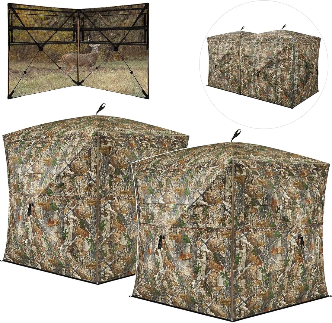 TIDEWE 270° See-Through Double Ground Blind