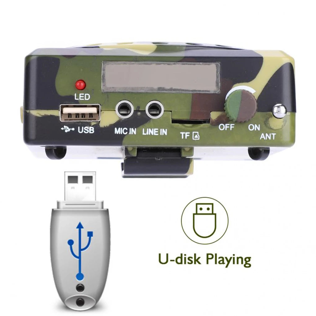 Professional Remote Control Sound Amplifier for Hunting Decoy