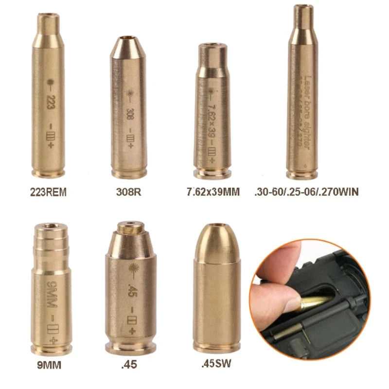 Red Dot Laser Brass Boresighter